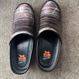Dansko Colorful Striped Clogs